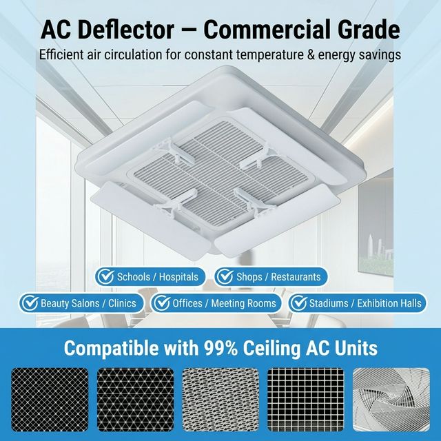 Compatible with 99% ceiling AC units across commercial spaces